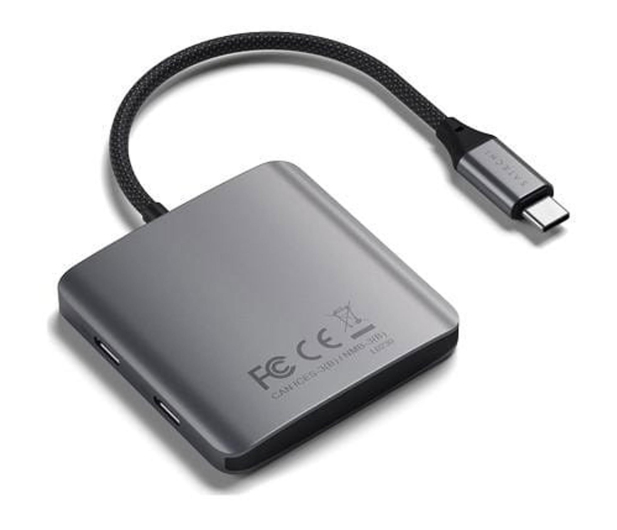Satechi Aluminiowy hub USB-C (4x USB-C 10Gbps, w tym 1x 100W PD - 1289572 - zdjęcie 4